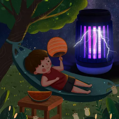 Solar mosquito killer lamp
