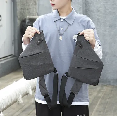 Men's Multifunctional Shoulder Bags Sports Chest Pack Bags
