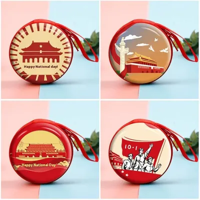 National Day Flag Barrettes Creative Hair Accessories Kindergarten Prizes