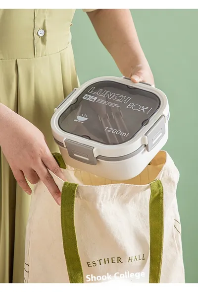 Large Capacity Separated Plastic Seal Lunch Box