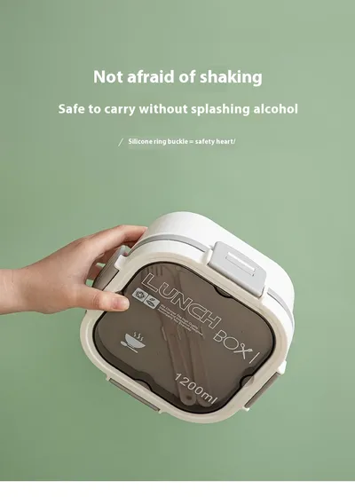 Large Capacity Separated Plastic Seal Lunch Box