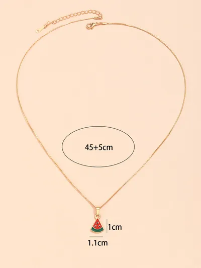 Simple Avocado Pendant Necklace For Women