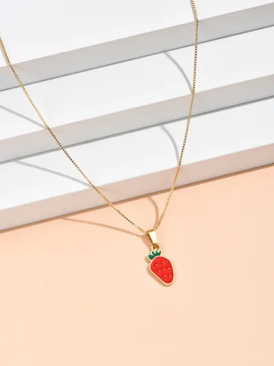 Simple Avocado Pendant Necklace For Women