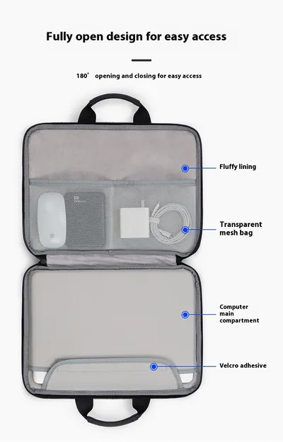 Encapsulate Full Open And Close Laptop Bag Men And Women Business