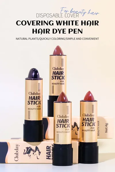 Covering Gray Hair Disposable Hair Color Cream Hot Lipstick Style Does Not Hurt Hair