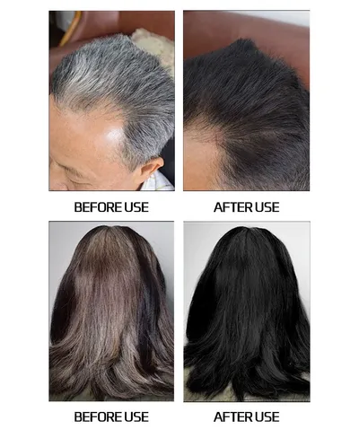 Covering Gray Hair Disposable Hair Color Cream Hot Lipstick Style Does Not Hurt Hair