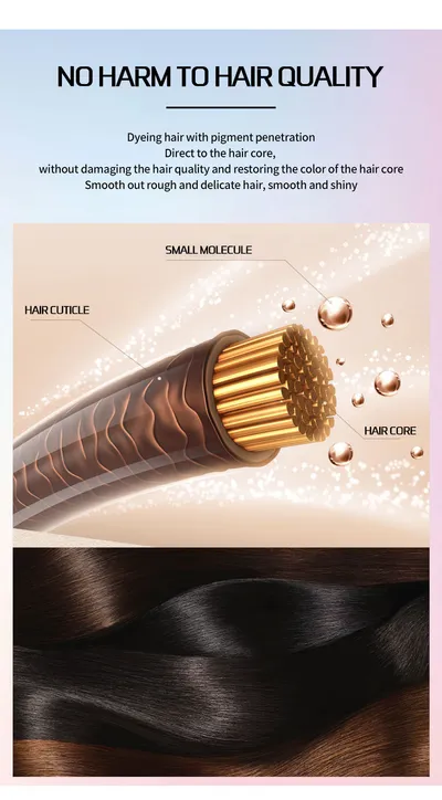 Covering Gray Hair Disposable Hair Color Cream Hot Lipstick Style Does Not Hurt Hair
