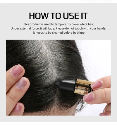 Covering Gray Hair Disposable Hair Color Cream Hot Lipstick Style Does Not Hurt Hair