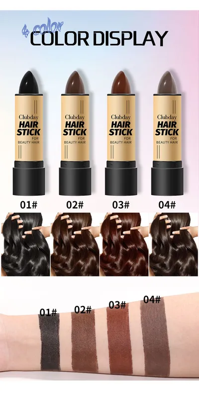 Covering Gray Hair Disposable Hair Color Cream Hot Lipstick Style Does Not Hurt Hair