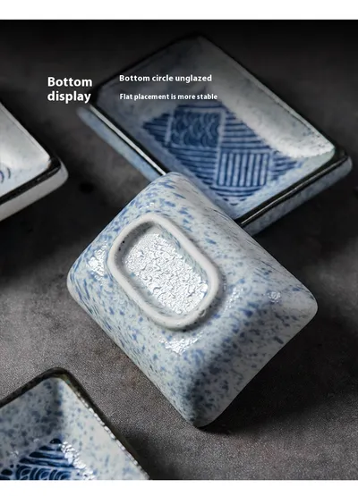 Ceramic Japanese Sauce Dipping Seasoning Dish Creative Household Restaurant Supplies