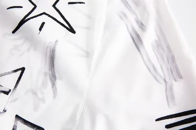 Full Printed Hand Painted Graffiti Casual Suit