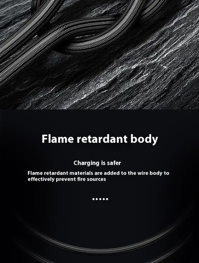 Android TYPE-C Super Fast Charge 5A Nylon Braided Mobile Phone Charging Cable