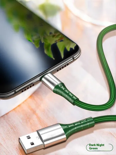 Android TYPE-C Super Fast Charge 5A Nylon Braided Mobile Phone Charging Cable