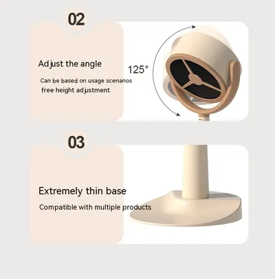 Household Small Desktop Range Hood Mini Portable Desktop Large Wind Power