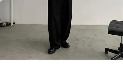 Japanese-style Retro Design Profile Wide Leg Men's Spring And Summer New Straight Loose Trousers