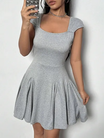 Fashion Personality Short Sleeve Dress Women