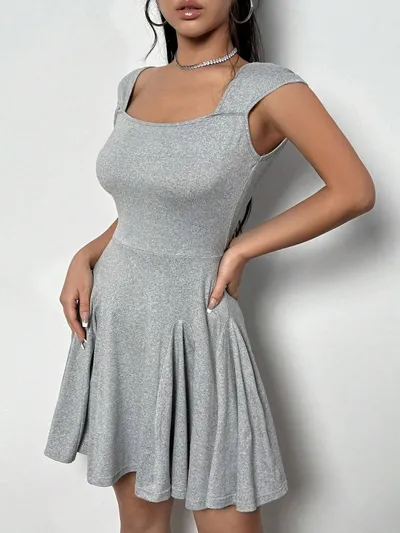 Fashion Personality Short Sleeve Dress Women