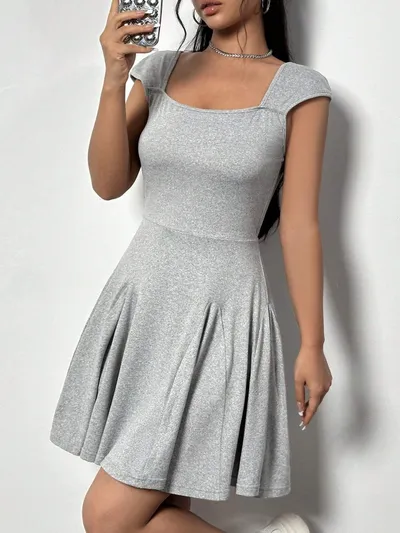 Fashion Personality Short Sleeve Dress Women