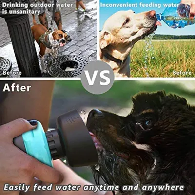 Pet Outdoor Foldable Bottle Dog Travel Water Bottle Dog Water Dispenser