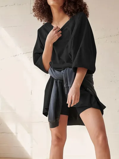 Women's Fashion Casual Short-sleeved Shorts Two-piece Suit