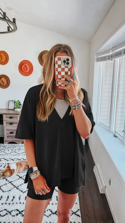 Women's Fashion Casual Short-sleeved Shorts Two-piece Suit