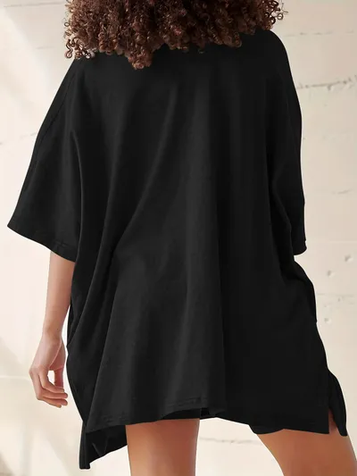 Women's Fashion Casual Short-sleeved Shorts Two-piece Suit