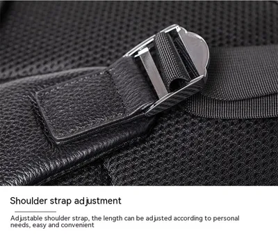 Travel Backpack Genuine Leather Men