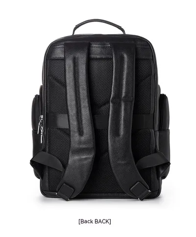 Travel Backpack Genuine Leather Men