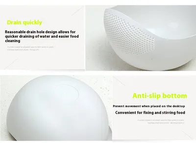 Kitchen Supplies Household Basin Plastic Fruit And Vegetable Draining Basket