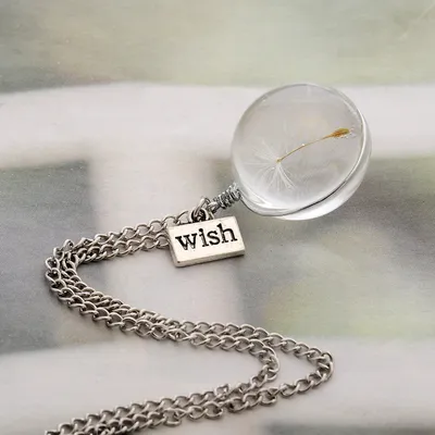 Fashion Jewelry Dandelion Pendant