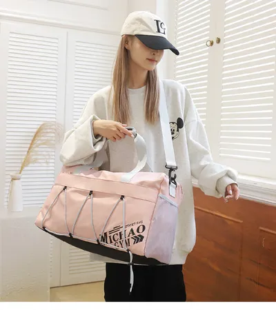 Large Capacity Lightweight Tote Luggage Bag Dry Wet Separation Swimming Gym Bags