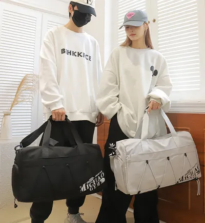 Large Capacity Lightweight Tote Luggage Bag Dry Wet Separation Swimming Gym Bags