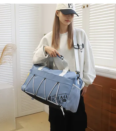 Large Capacity Lightweight Tote Luggage Bag Dry Wet Separation Swimming Gym Bags
