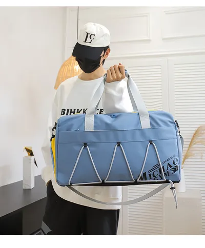 Large Capacity Lightweight Tote Luggage Bag Dry Wet Separation Swimming Gym Bags