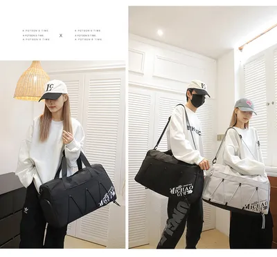 Large Capacity Lightweight Tote Luggage Bag Dry Wet Separation Swimming Gym Bags