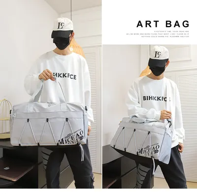Large Capacity Lightweight Tote Luggage Bag Dry Wet Separation Swimming Gym Bags