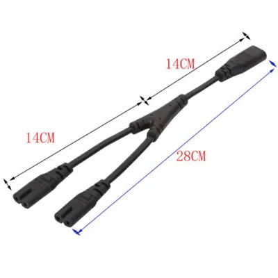 C8 Male Connector To C7 Female Connector Docking Extension One Divided Into