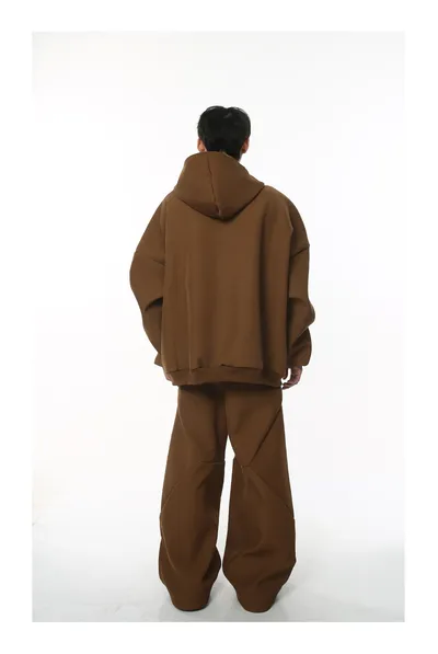 American Retro High Street Double-headed Zipper Casual Pants