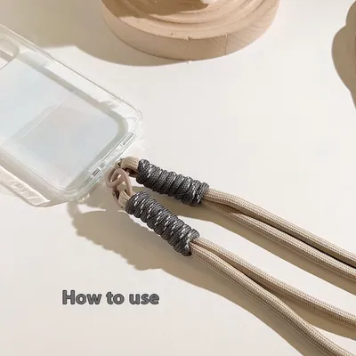 Simple Style Woven Crossbody Halter Shoulder Strap