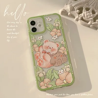 Transparent Silicone Original Painted Phone Case