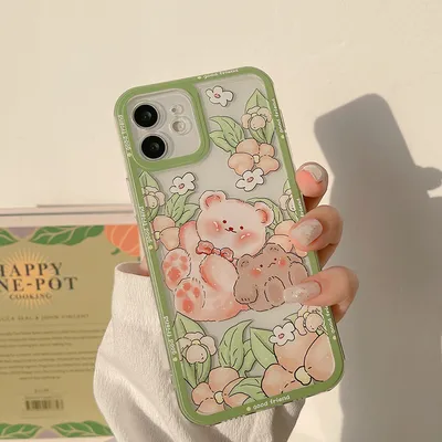 Transparent Silicone Original Painted Phone Case