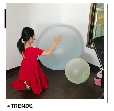 Big Inflatable Ball Children's Toy Elastic Ball Water Ball Bubble Ball Inflatable Ball