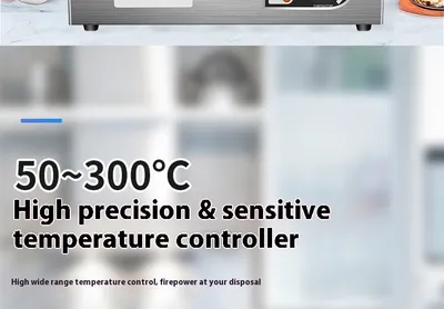 Electric Grill Commercial Equipment Gas Stall Cold Noodle Sheet Roasting Machine
