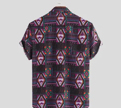 Beach shirt printed shirt men