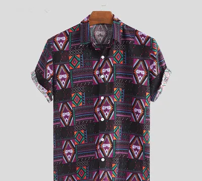 Beach shirt printed shirt men