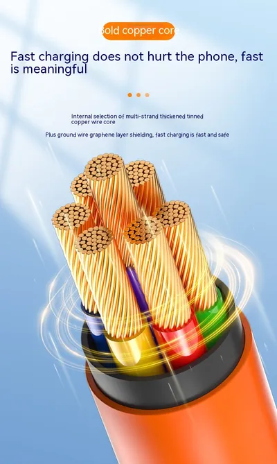 Mobile Game Rotating Elbow Data Super Fast Charge Charging Cable