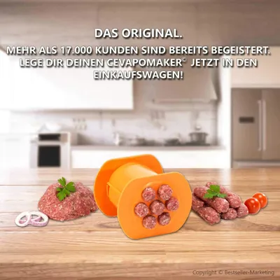 Kitchen Gadget Meat Pressing Machine Sausage Hot Dog Strips Maker