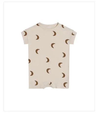 Baby's Short-sleeved One-piece Romper Cotton Vest Baby Bodysuit