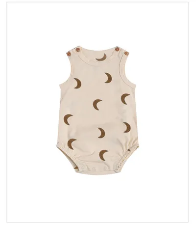 Baby's Short-sleeved One-piece Romper Cotton Vest Baby Bodysuit