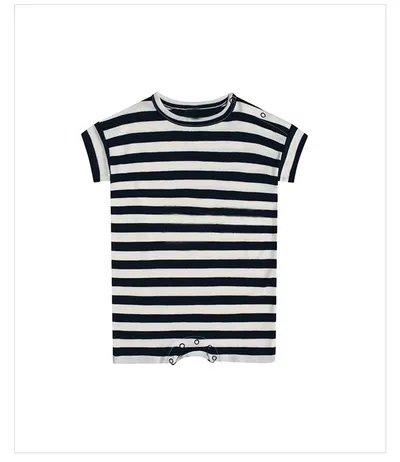 Baby's Short-sleeved One-piece Romper Cotton Vest Baby Bodysuit